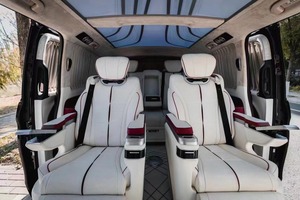 Sièges de voiture en cuir de luxe avec accoudoir central confortable pour conversion, tuning, MPV, VAN, RV, limousine, camping-car, motorhome - Product Image 2