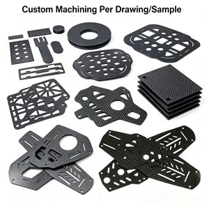 Servicio OEM ODM de Mecanizado de Precisión en Fibra de Carbono para Tren de Aterrizaje, Servicio de Corte de Fibra de Carbono 100% Real, Corte CNC de Fibra de Carbono - Product Image 1