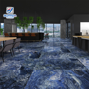 Azulejos de cerámica Foshan, porcelana pulida esmaltada rectificada azul océano con tamaño en 80*80 <span class=keywords><strong>60</strong></span>*120 <span class=keywords><strong>cm</strong></span> - Product Image 2