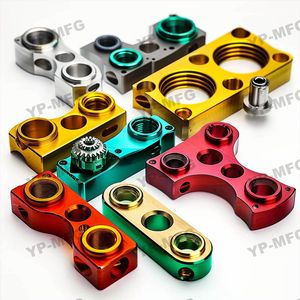 Centro de mecanizado CNC Fabricación de prototipos rápidos Repuestos de automóviles con proceso de fresado y torneado de material de acero anodizado - Product Image 1