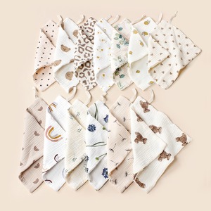 <span class=keywords><strong>Serviette</strong></span> douce pour le visage du nouveau-né, débarbouillettes en mousseline pour <span class=keywords><strong>bébé</strong></span>, débarbouillettes en coton naturel biologique pour <span class=keywords><strong>bébé</strong></span> - Product Image 2