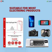Protecteur d'écran en film hydrogel TPH HD ultra-fin imperméable à 4 couches de 180*120 mm pour téléphones mobiles