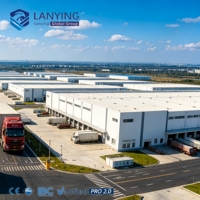 Estructura de Acero Prefabricada para Logística, Almacén de Gran Capacidad y Gran Envergadura, Diseño Flexible, Solución de Distribución Industrial