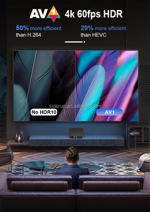 Q8 s905y4 Android tv box với 4K HD <span class=keywords><strong>media</strong></span> player thông minh bằng giọng nói điều khiển từ xa 4GB RAM 32GB ROM Quad Core Bộ vi xử lý Set Top Box - Product Image 3