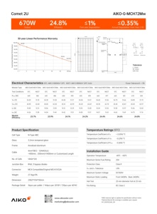 Modulo Fotovoltaico Aiko Solar Aiko-G-MCH72Mw Serie ABC Comet Tipo N, Spedizione Rapida, <span class=keywords><strong>Pannelli</strong></span> PV 645W 650W 655W 660W 665W 670W - Product Image 3