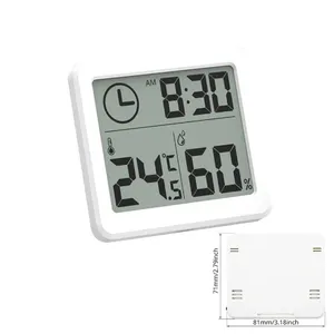 1.5 centimetri ultra sottile wide screen smart home elettronico igrometro termometro digitale
