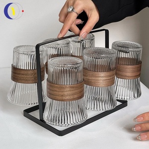 Household Heat Insulation Glass Cup Anti-Scalding Tea Water Juice Coffee Cup <b>Set</b> <b>Dinnerware</b> - Product Image 5