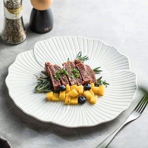 2025 New Creative Design Customized Creative Patterned <b>Ceramic</b> <b>Plates</b> - High-Value for Pasta/Steak/Dessert - Party & Restaurant - Product Image 2