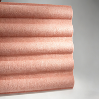 Panneau acoustique 3D en PET à ondulations décoratives modernes pour l'absorption du son et la réduction du bruit dans les murs des bureaux à domicile, des hôtels et des studios