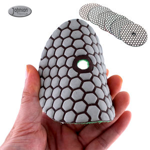 China günstigen Preis 7 Schritt Waben kante Stein Granit Marmor Polier pad trockene manuelle Polier <span class=keywords><strong>pads</strong></span> - Product Image 3