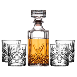 All'ingrosso 750ml inciso Vintage vecchio stile classico whisky bicchieri di lusso liquore Decanter regalo Set - Product Image 5