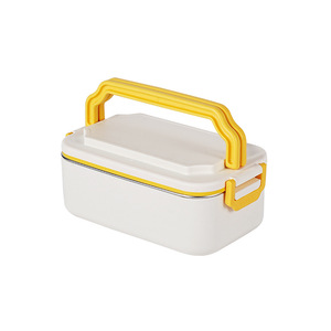 304 Stainless Steel Insulated Lunch <b>Box</b> Rectangle Microwaveable Portable Student Bento <b>Box</b> Compartmentalized Prevents <b>Mixed</b> - Product Image 1