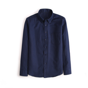 Camicie Oxford personalizzate in cotone 100% caldo Casual a maniche lunghe da uomo - Product Image 2
