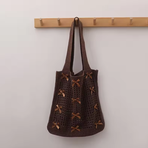 Nuevo Bolso de Mano de Lona, Bolso de Playa de Alta Calidad, Bolso de Hombro Tejido Portátil con Lazo, Bolso de Compras - Product Image 5