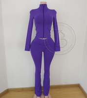 Vêtements pour femmes, veste à fermeture éclair de haute qualité avec pantalon, ensemble de survêtement, veste de sport avec ensembles de yoga, ensemble 2 pièces pour femmes