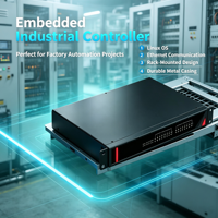 Komputer Industri Tanpa Kipas 1U 19" Rackmount, Rockchip RK3568 Cortex-A55 2.0GHz, Dual GbE RS485 CAN Bus, 12-48V