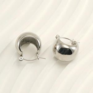Boucles <span class=keywords><strong>d</strong></span>'oreilles <span class=keywords><strong>Globe</strong></span> stéréoscopique de luxe en acier inoxydable 316L plaqué or 18 carats pour femmes cadeau <span class=keywords><strong>d</strong></span>'anniversaire - Product Image 2