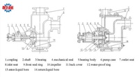 Pompe à eau propre auto-amorçante série ZX à forte aspiration, entraînée par moteur, pour levage d'eau, directement de l'usine, OEM/ODM CE