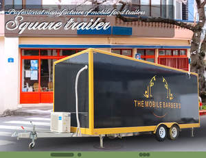 맞춤형 모바일 애완 동물 미용 트럭 트레일러 살롱 바 밴 가정용 사용 조건 식품 응용 프로그램 - Product Image 3