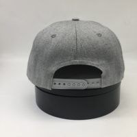 Casquette Snapback OEM Tendance avec Patch Tissé Personnalisé Broderie Plate 3D Hip Hop Sport Plein Air Unisexe 100% Coton Bicolore Imprimée à Visière Plate