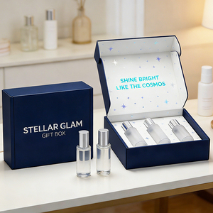 Juego de Productos Cosméticos y para el Cuidado de la Piel, Plegable, de Cartón Corrugado Ecológico, Hecho con Materiales Reciclados, Personalizado - Product Image 3