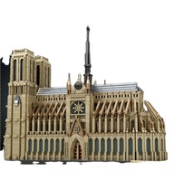 Reobrix 66016 cathédrale de Notre-Dame bloc briques ensembles pour enfants assemblage noël anniversaire cadeau Construction jouets pour enfants