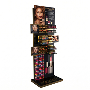 Exhibidores de PVC para Cosméticos con Logotipo Personalizado Directo de Fábrica, Estantes de Exhibición de Cosméticos para Tiendas - Product Image 3