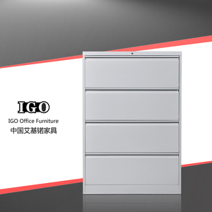 Bên 4 lớp có thể khóa kim loại ngăn kéo tủ/4 ngăn kéo dọc điền tủ/thép Tủ hồ sơ - Product Image 5