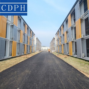 Soluciones de Campamentos para Empleados de Alto Nivel |   Casas Contenedor Modulares Prefabricadas |   Estructura de Acero Galvanizado de 20 Pies/40 Pies Personalizada - Product Image 1