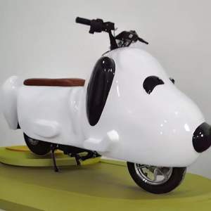 El más vendido <span class=keywords><strong>Snoopy</strong></span> 72V20A Scooter eléctrico Coche de juguete eléctrico Bicicleta Tipo electrónico inteligente 20ah 150kg Lindo diseño de perro grande - Product Image 5
