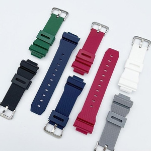 Bracelet de montre en Silicone pour hommes, 16mm, pour <span class=keywords><strong>Casio</strong></span> DW6900 DW5600 <span class=keywords><strong>GM2100</strong></span> GA2100, Bracelet de sport étanche, nouvelle collection - Product Image 6