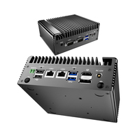 Mini PC industriel robuste I7 4600U sans ventilateur, 2 LAN, 2 COM RS232/485, SSD, nouvel ordinateur embarqué, automatisation d'usine, contrôle de kiosque