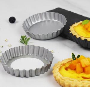 Khuôn Làm Bánh Tart Quiche <span class=keywords><strong>Flan</strong></span> Chống Dính 3/4/5 Inch, Chảo Nướng Bánh Pizza Bánh Quy Nướng Đáy Rời Có Thể Tháo Rời - Product Image 5