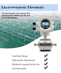 Food Grace <strong>PFA</strong> <strong>Liner</strong> Electromagnetic <strong>Flow</strong> <strong>Meters</strong> - Product Image 5