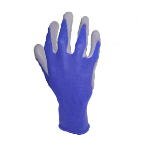Pantalla táctil Uso sensible del teléfono Guantes de trabajo de seguridad de poliéster recubiertos de PU azul Guantes - Product Image 2