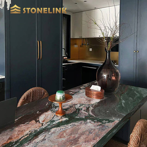 Dalles de marbre vert quatre <span class=keywords><strong>saisons</strong></span> naturel de luxe pour carreaux de sol comptoirs <span class=keywords><strong>Les</strong></span> Quatre <span class=keywords><strong>Saisons</strong></span> Printemps Marbre - Product Image 5
