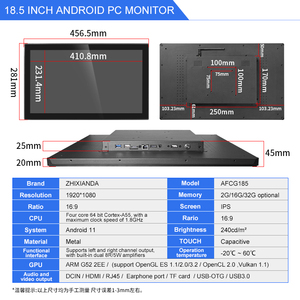 15.6 18.5 21.5 inch 1920*1080 IPS VESA Bảng điều chỉnh Android 11.0 al-in-one PC đa chức năng cảm ứng màn hình máy tính RJ45 USB3.0 2G + 32G - Product Image 5