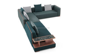 ชุดโซฟาหนังวอลนัทระดับไฮเอนด์หรูหราทันสมัยสำหรับ<span class=keywords><strong>ห้อง</strong></span>นั่งเล่นสไตล์อเมริกาเหนือสำหรับวิลล่าแมนชั่นขนาดใหญ่ - Product Image 3