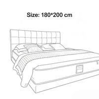 Cadre de lit gris foncé avec tête de lit capitonnée en similicuir, écologique, lit confortable, base de support métallique stable, moderne, pour chambre simple ou double