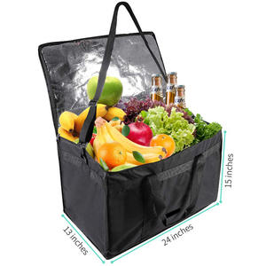 Sac de livraison d'aliments isotherme, pour aliments froids et chauds, avec 2 diviseur et sangle à bandoulière, étanche, pour Restaurant et Commercial - Product Image 6