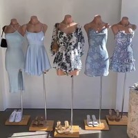 Mannequin de vitrine demi-corps femme, torse réglable, en plastique ABS, grande taille, taille européenne, pour magasin de vêtements en gros