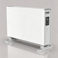 Chauffage électrique intelligent à convection avec minuterie 24h, contrôle à distance via application WiFi, affichage numérique et protection avancée contre la surchauffe