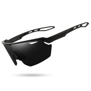 Lunettes de soleil sportives unisexes surdimensionnées en PC, logo personnalisé, protection UV400, coupe-vent, pour course à pied et cyclisme - Product Image 5