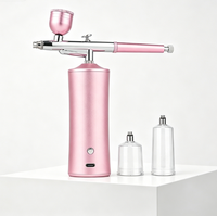 Aérographe rechargeable multi-usage avec gobelets interchangeables, idéal pour le maquillage du visage, le bronzage et les loisirs créatifs