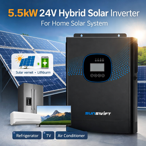 4kw <b>24V</b> Off Grid MPPT Hybrid Solar High Frequency Lithium <b>Battery</b> for Hybrid Solar System SYB 4kw Hybrid Solar Inverter Single P - Product Image 2