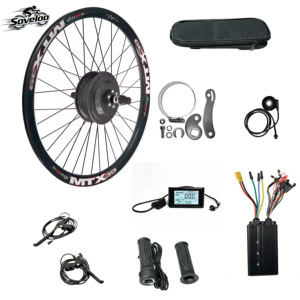 <span class=keywords><strong>Kit</strong></span> de <span class=keywords><strong>Bicicleta</strong></span> Eléctrica con Motor de 1500W-5000W, Motor sin Escobillas para Rueda Trasera, Pantalla LCD, Marco de Aluminio - Product Image 1