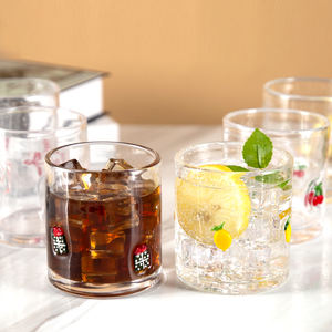 14 עוז סמל דובדבן אדום עוז ללא נבע כוסות כוסות זכוכית ליום הולדת מתנה - Product Image 6