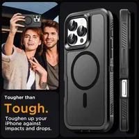   Étui de protection robuste antichoc pour iPhone 16 15 14 13 12 17 Max Plus avec chargeur sans fil