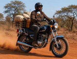 <span class=keywords><strong>Moto</strong></span> à essence 150cc avec porte-bagages renforcé pour le marché du Yémen et de la Zambie - Product Image 4