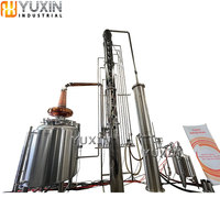 Distillateur de cuivre whisky mini équipement de distillerie colonne de reflux machine immobile